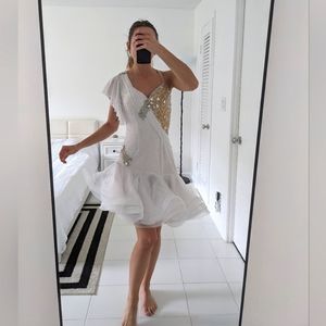 White Competition Latin Dance Dress (New)